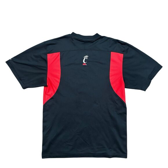 Vintage Cincinnati Bearcats Mens Medium Nike Center Swoosh Team Warm Up Shirt - Picture 3 of 13